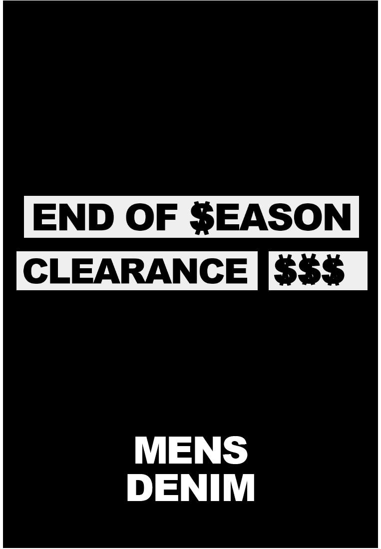 Mens Denim Sale