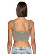 WOMENS SYNDICATE BUCKLE TANK ASH FASHION TOPS