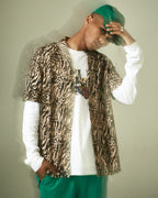 Mens Zoo Resort Ss Shirt Multi Regular Shirts - Multi Colour