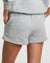 WOMENS  3 X 4 TRAK SHORT GREY MARL RELAXED WALKSHORTS