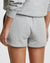 WOMENS  3 X 4 TRAK SHORT GREY MARL RELAXED WALKSHORTS
