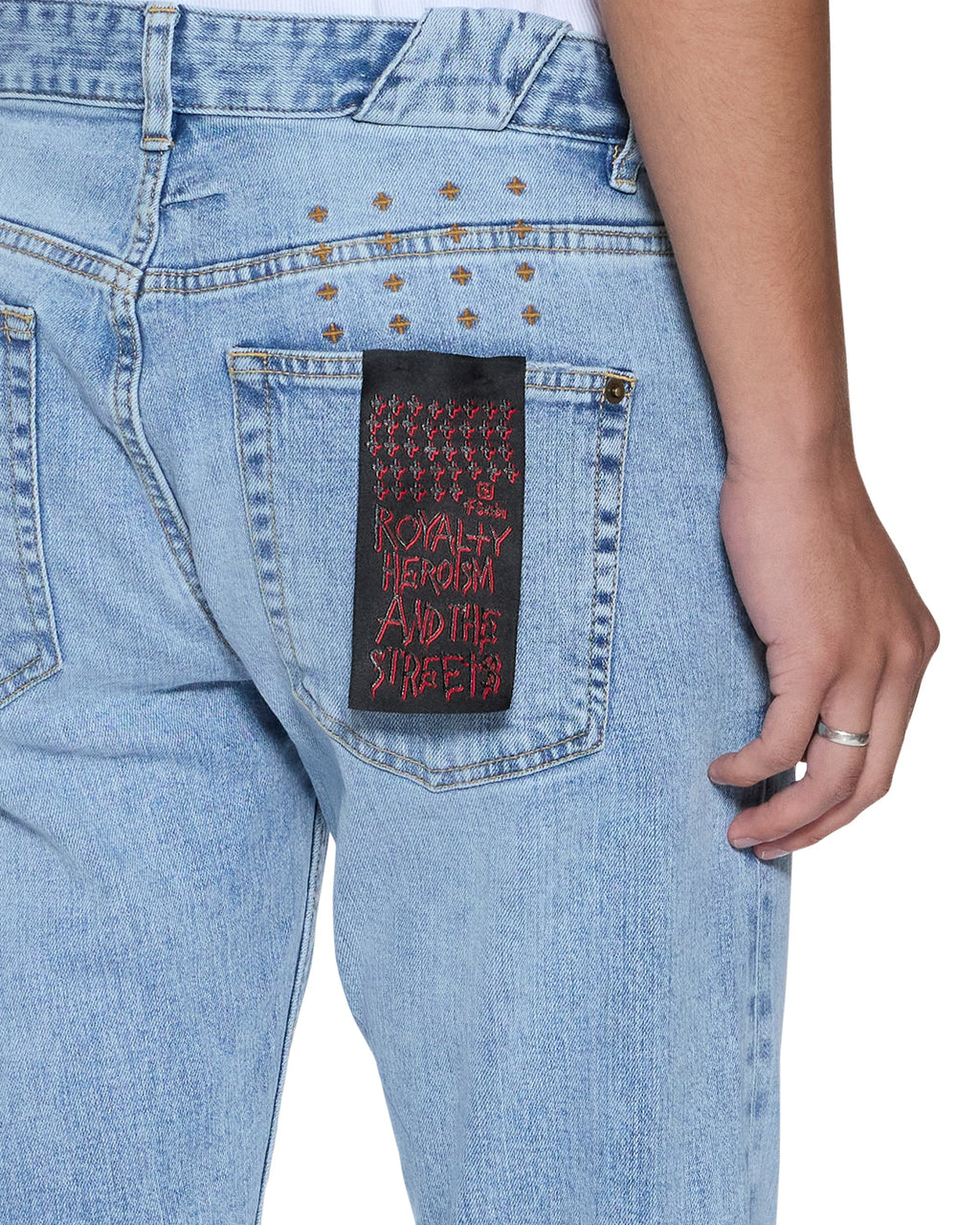 MENS CHITCH SELVEDGE SYDNEY BLUE DENIM JEANS