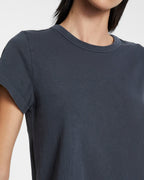 WOMENS 3 X 4 MINI SS TEE NAVY TEES