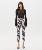 Womens Pointer Wild Static Relaxed Tapered Denim Jeans - Black And White