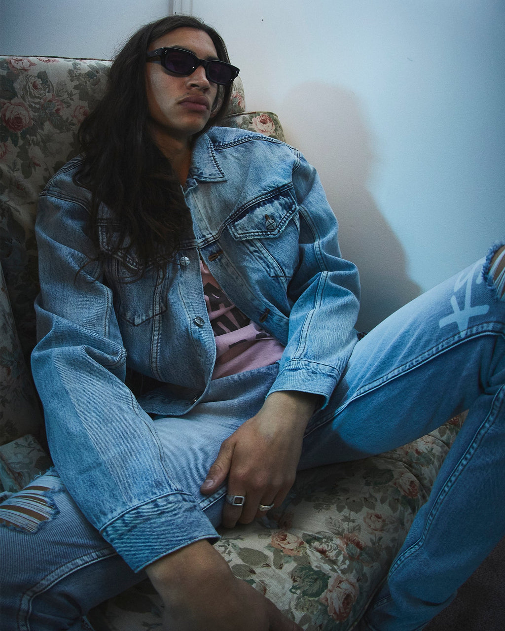 Mens Van Winkle 1999 City High Skinny Denim Jeans - Denim