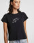 NIGHTTIME MINI SS TEE JET BLACK