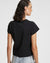 NIGHTTIME MINI SS TEE JET BLACK