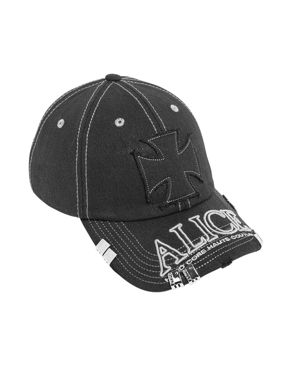 KSUBI X ALICE HOLLYWOOD ATELIER CAP BLACK WAX