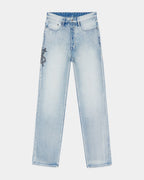 Mens Anti K Lock Up Phase Out Relaxed Denim Jeans - Denim