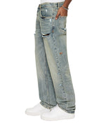 MENS ANTI K STAGE DIVE TRASHED DENIM JEANS