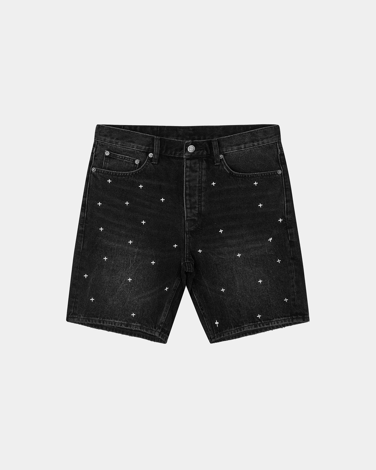 ANTI K SHORT METALIK STRIPE BLACK