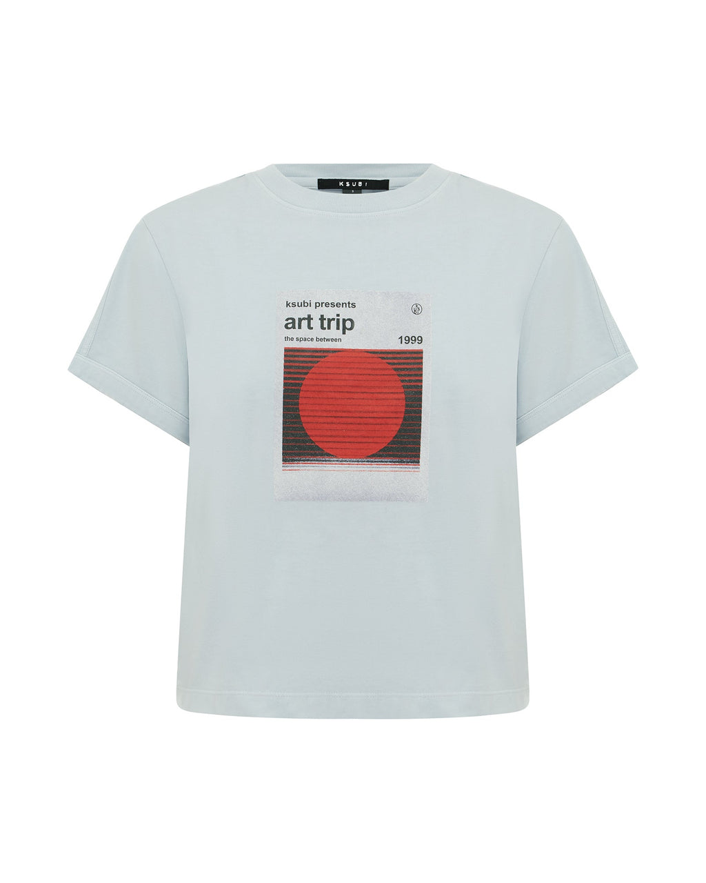 WOMENS ART TRIP SHRUNKEN CUT OUT TEE ICE MIST TEES