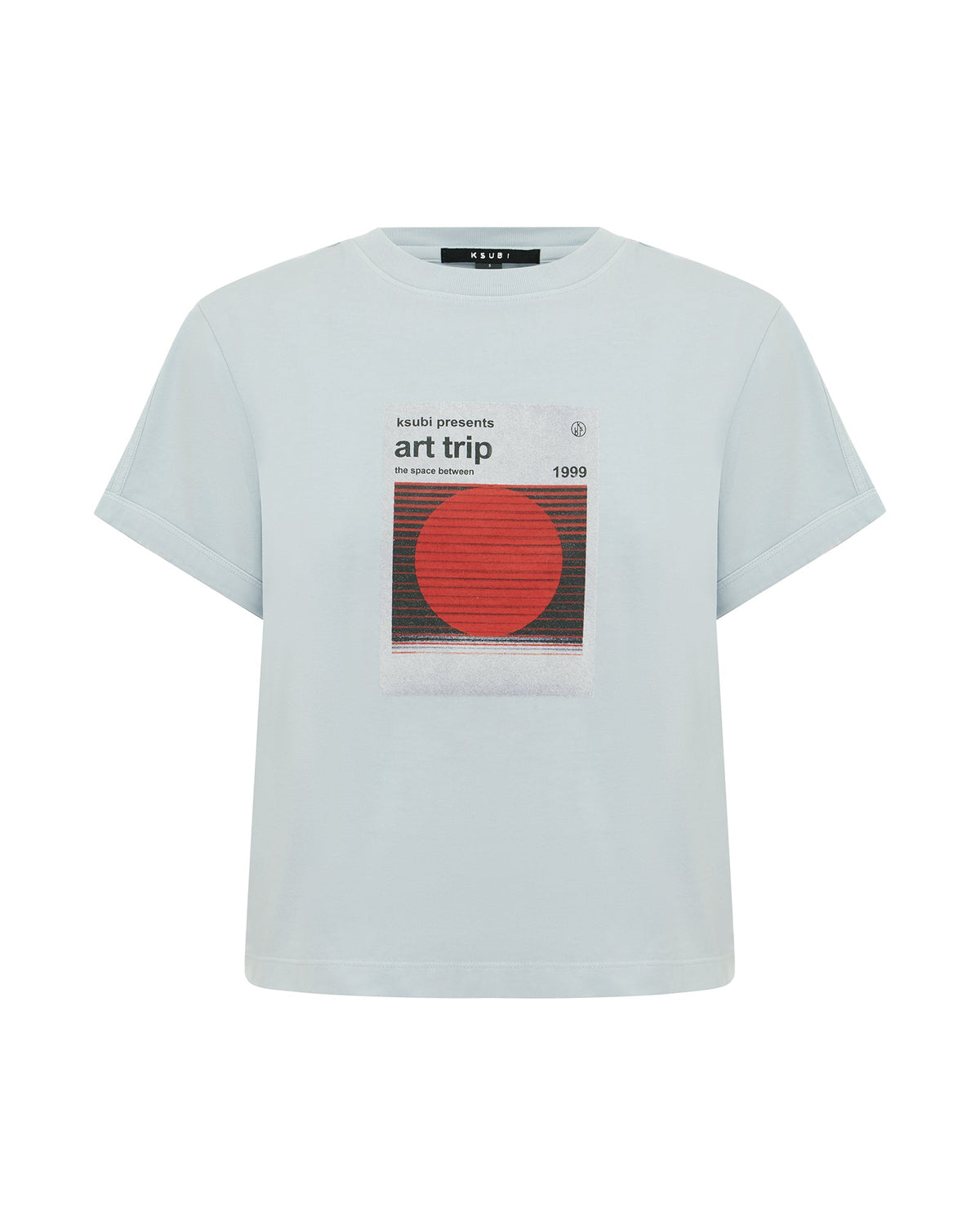 WOMENS ART TRIP SHRUNKEN CUT OUT TEE ICE MIST TEES