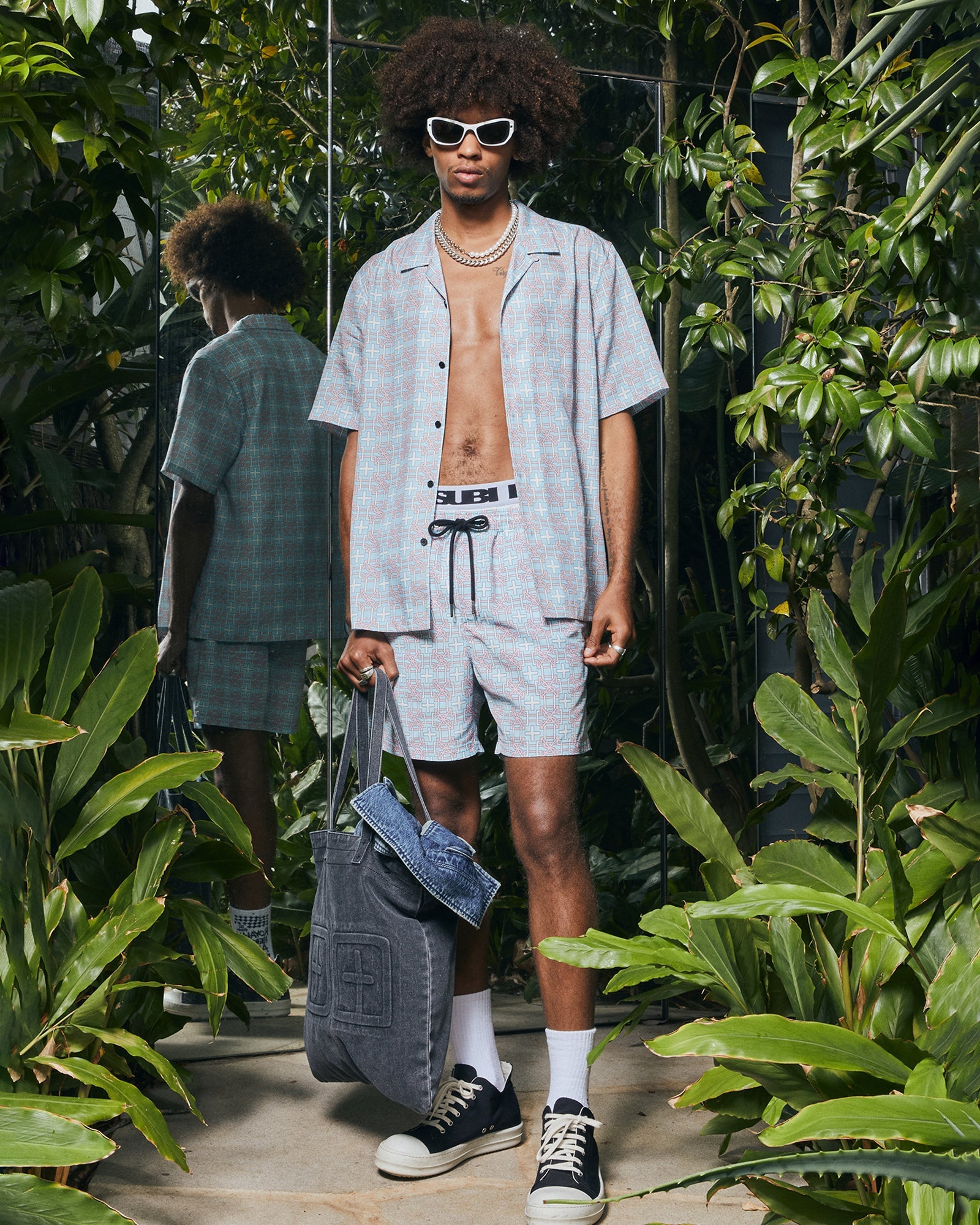 MENS  PLUS RESORT SS SHIRT PARADISE REGULAR SHIRTS