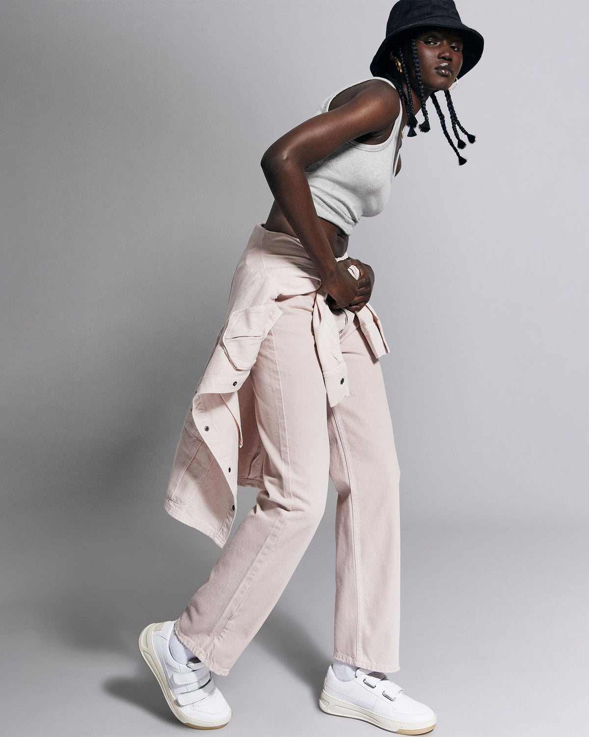 WOMENS BROOKLYN JEAN BLUSH DENIM JEANS