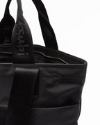 MADE IN HEAVEN NYLON LEATHER TOTE BLACK BAGS