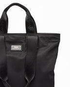 MADE IN HEAVEN NYLON LEATHER TOTE BLACK BAGS