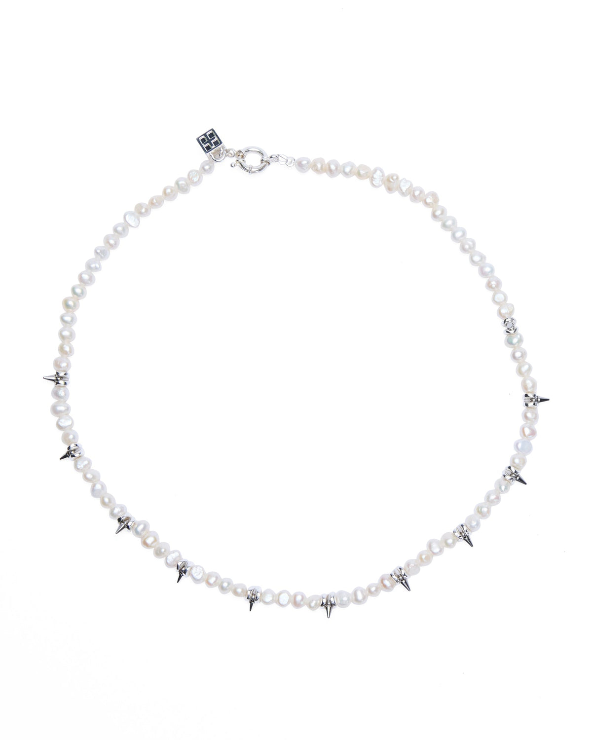 PEARL SPIKE NECKLACE