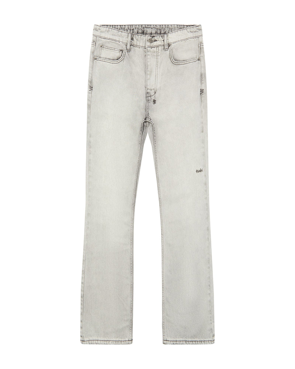 MENS BRONKO WHITE SNOW DENIM JEANS
