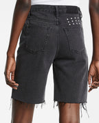 Womens Brooklyn Short Navana Relaxed Walkshorts - Black
