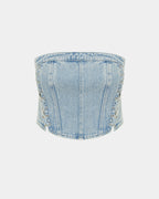 WOMENS BUSTIER DOVE LACED FASHION TOPS