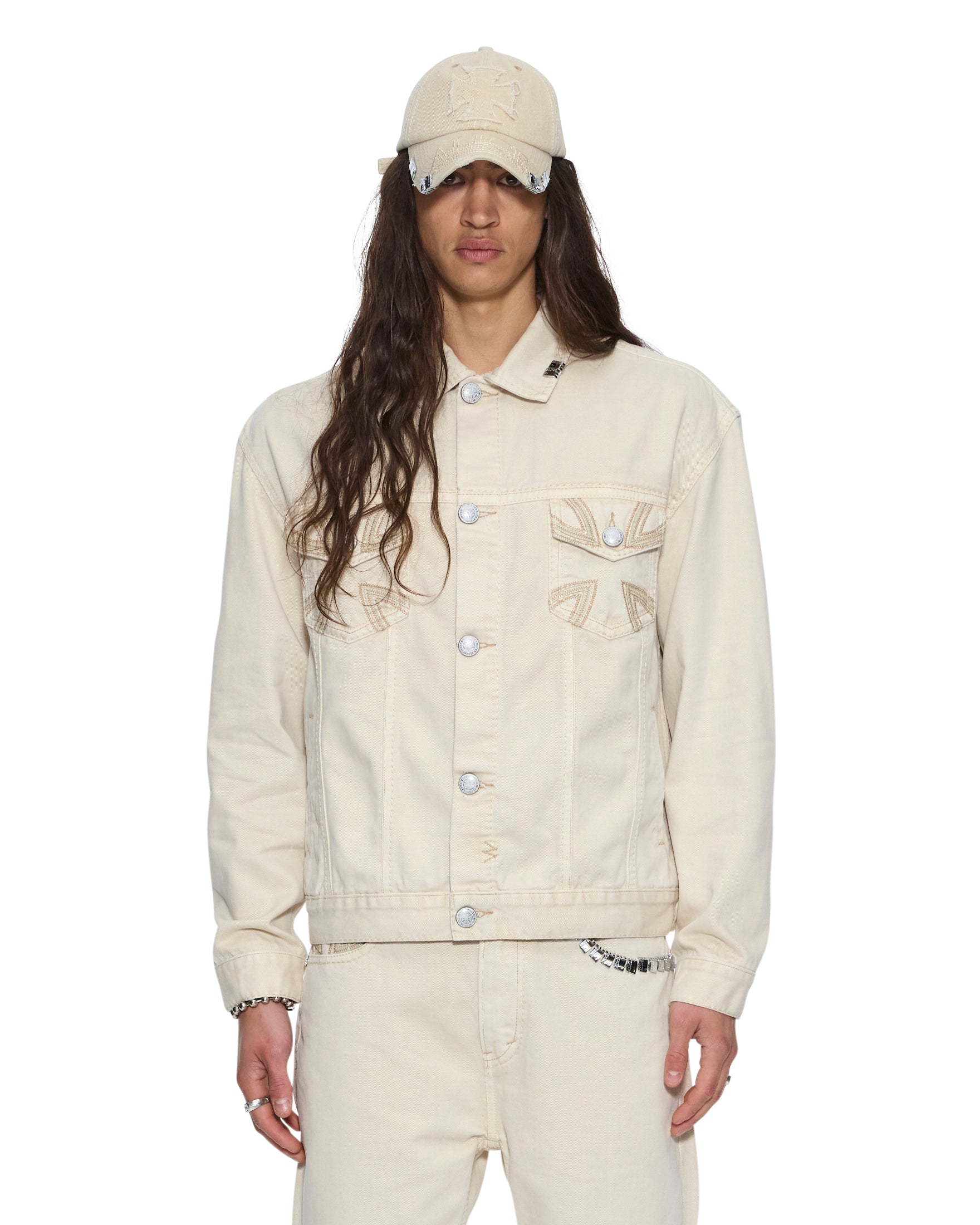 MENS KSUBI X ALICE HOLLYWOOD OH G JACKET IVORY REGULAR JACKETS