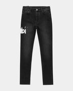 Mens Chitch Black Etch Slim Denim Jeans - Black