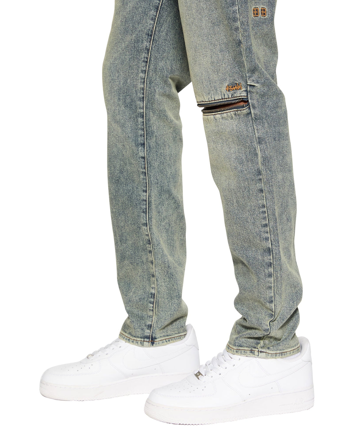 MENS CHITCH STAGE DIVE CAGED DENIM JEANS
