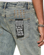 MENS CHITCH STAGE DIVE CAGED DENIM JEANS