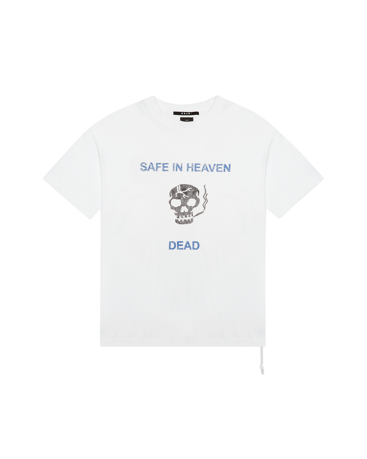 Mens Dead Ekcess Ss Tee Vintage White Oversized Tees - White
