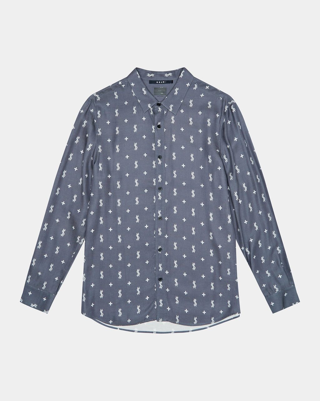 MENS DOLLAGRAM DOWNTOWN LS SHIRT BLACK SHIRTS