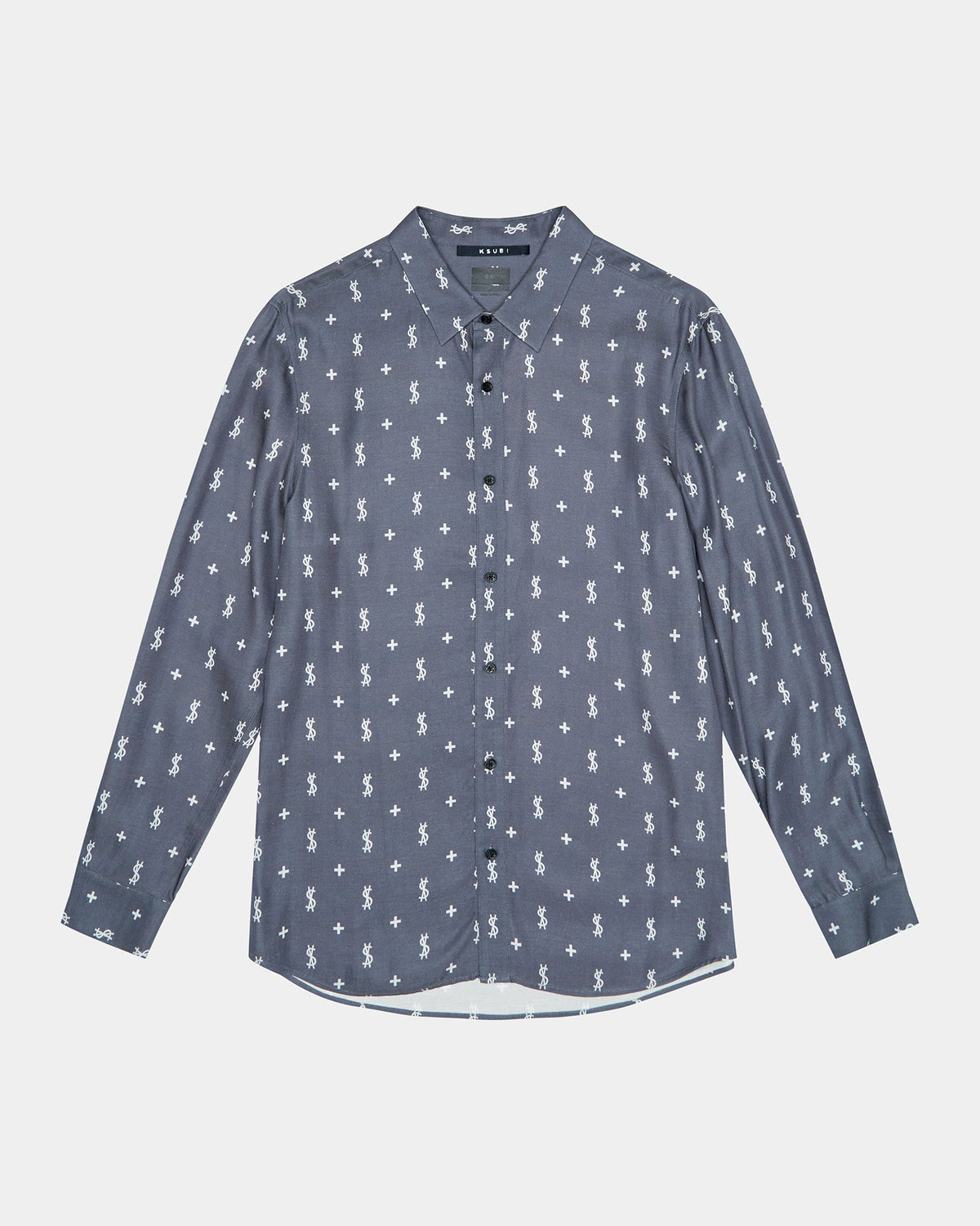 MENS DOLLAGRAM DOWNTOWN LS SHIRT BLACK SHIRTS