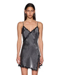 SELMA SLIP DRESS DARK SILVER