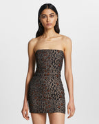Womens Three Am Dress Leopard Fitted Dresses - Multi Colour