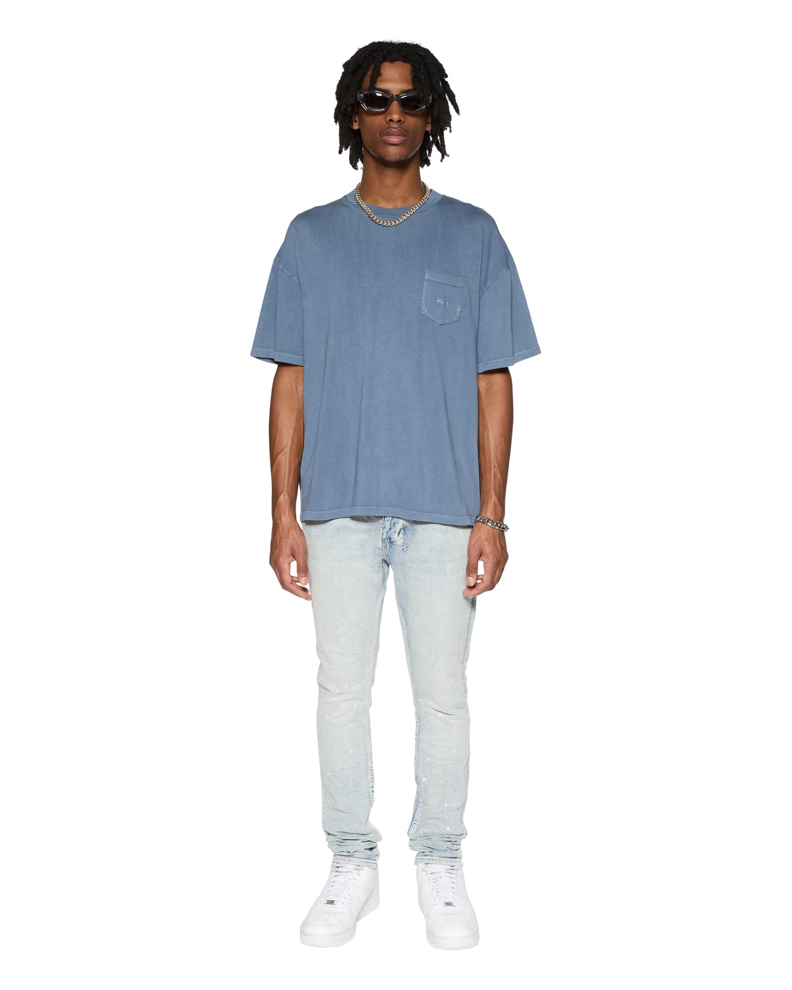 EST POCKET SS TEE DEEP END