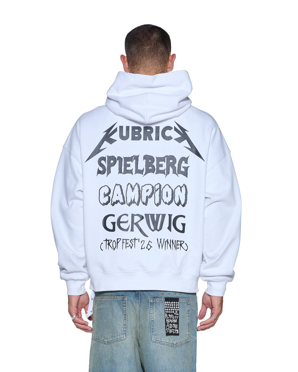 Mens Director Ekcess Hoodie Tru White Tees - White
