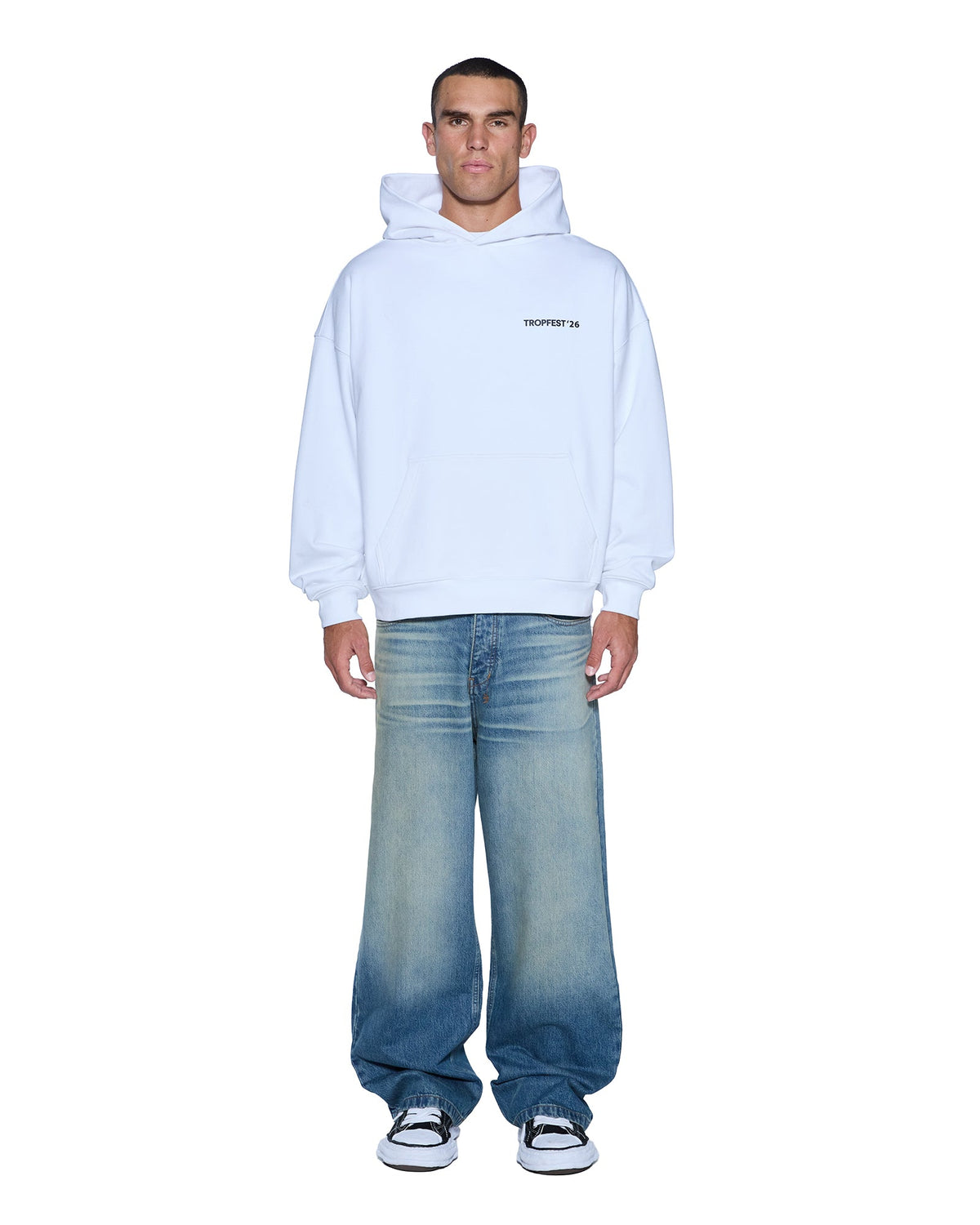 Mens Director Ekcess Hoodie Tru White Tees - White