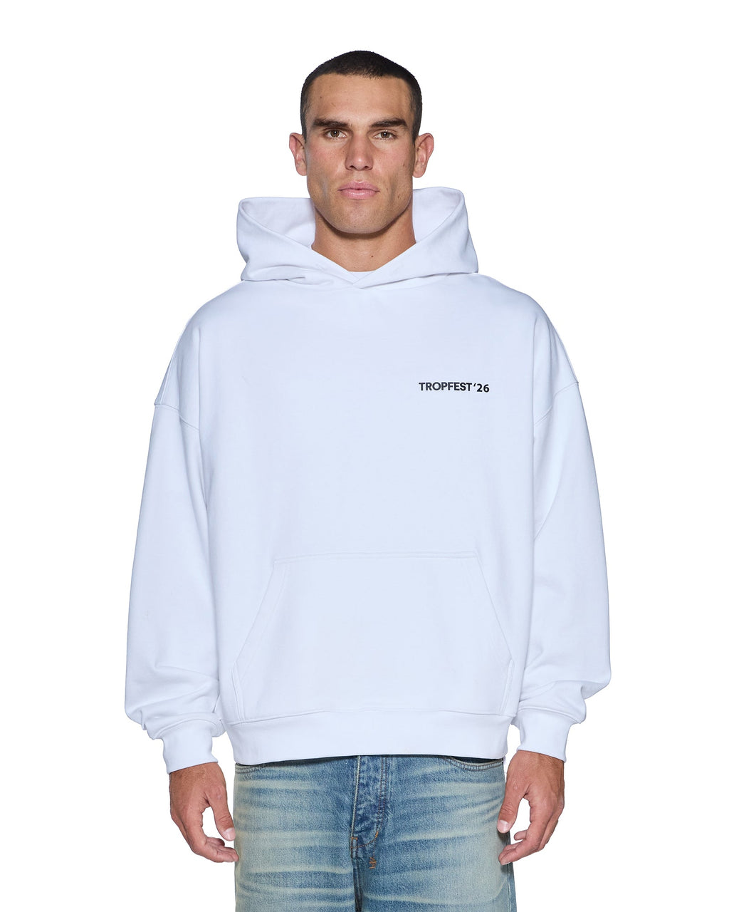 Mens Director Ekcess Hoodie Tru White Tees - White