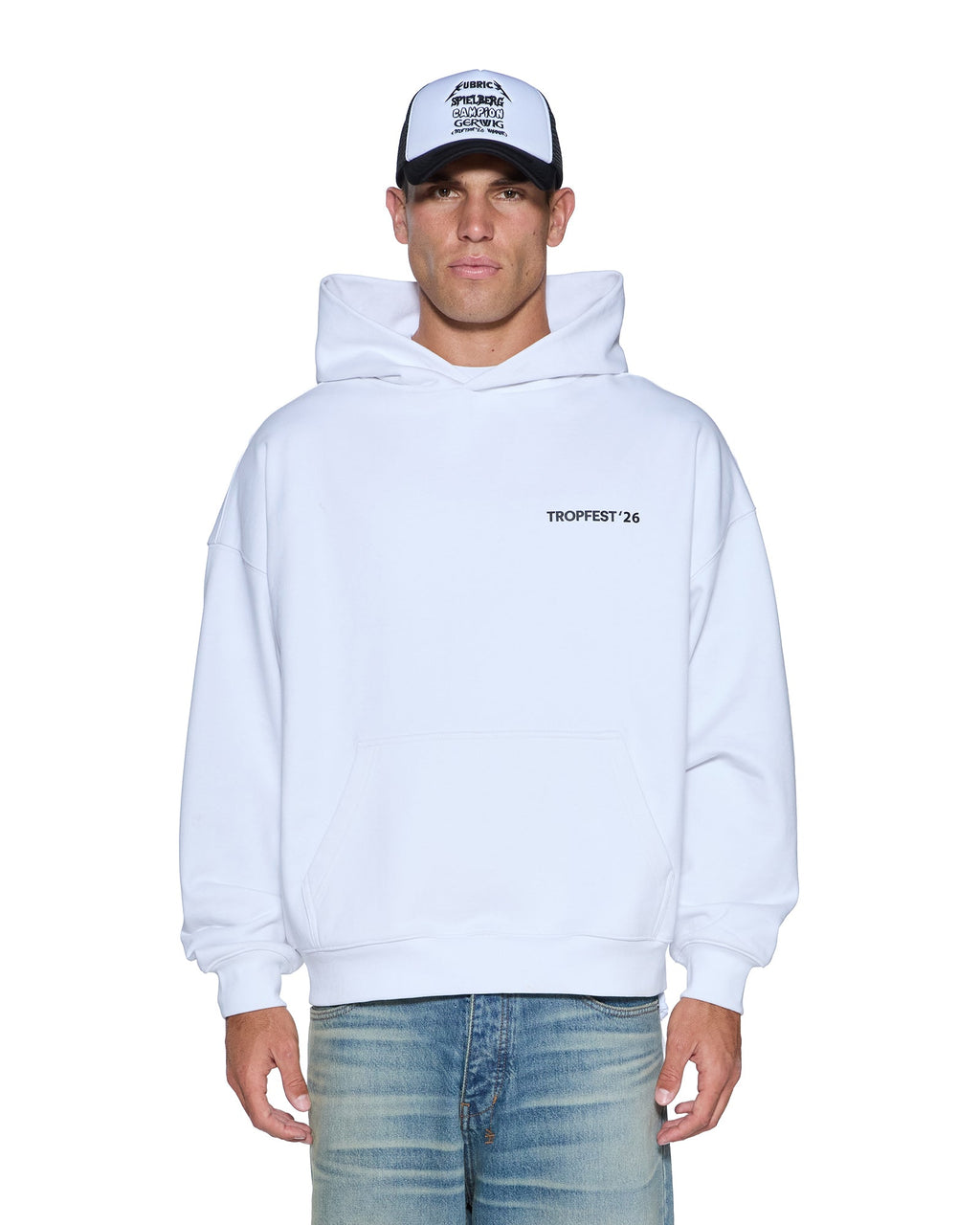 Mens Director Ekcess Hoodie Tru White Tees - White