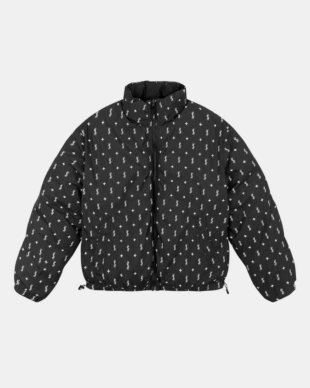 Mens Flight Puffer Jacket Black Regular Jackets - Black