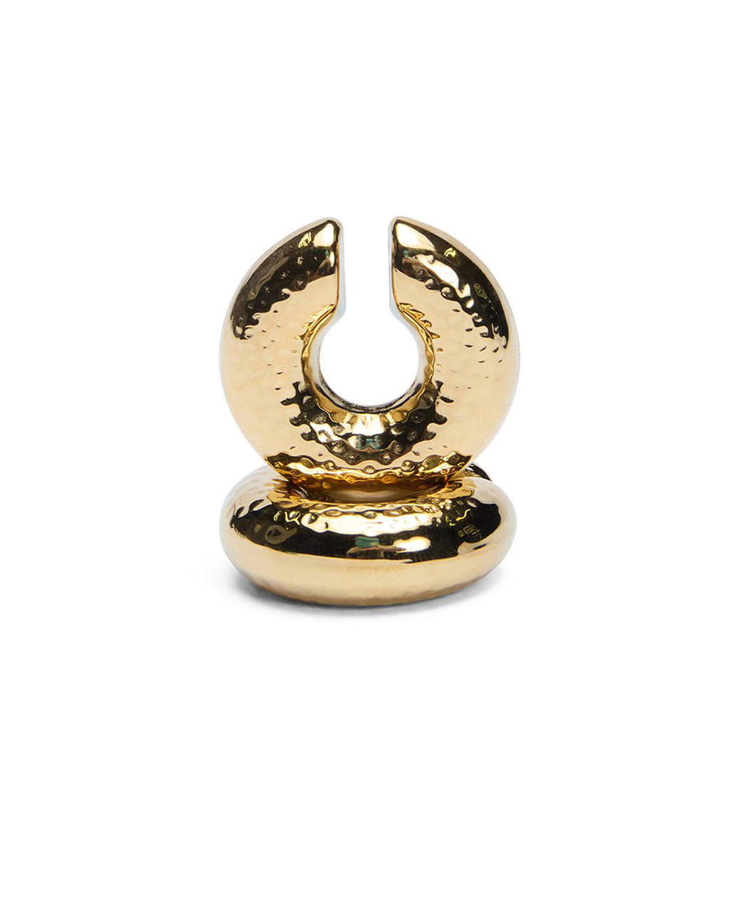 GOLD RIPPLE EAR CUFF JEWELLERY