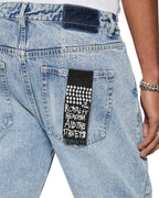 MENS HAZLOW CHAMPAGNE DENIM JEANS