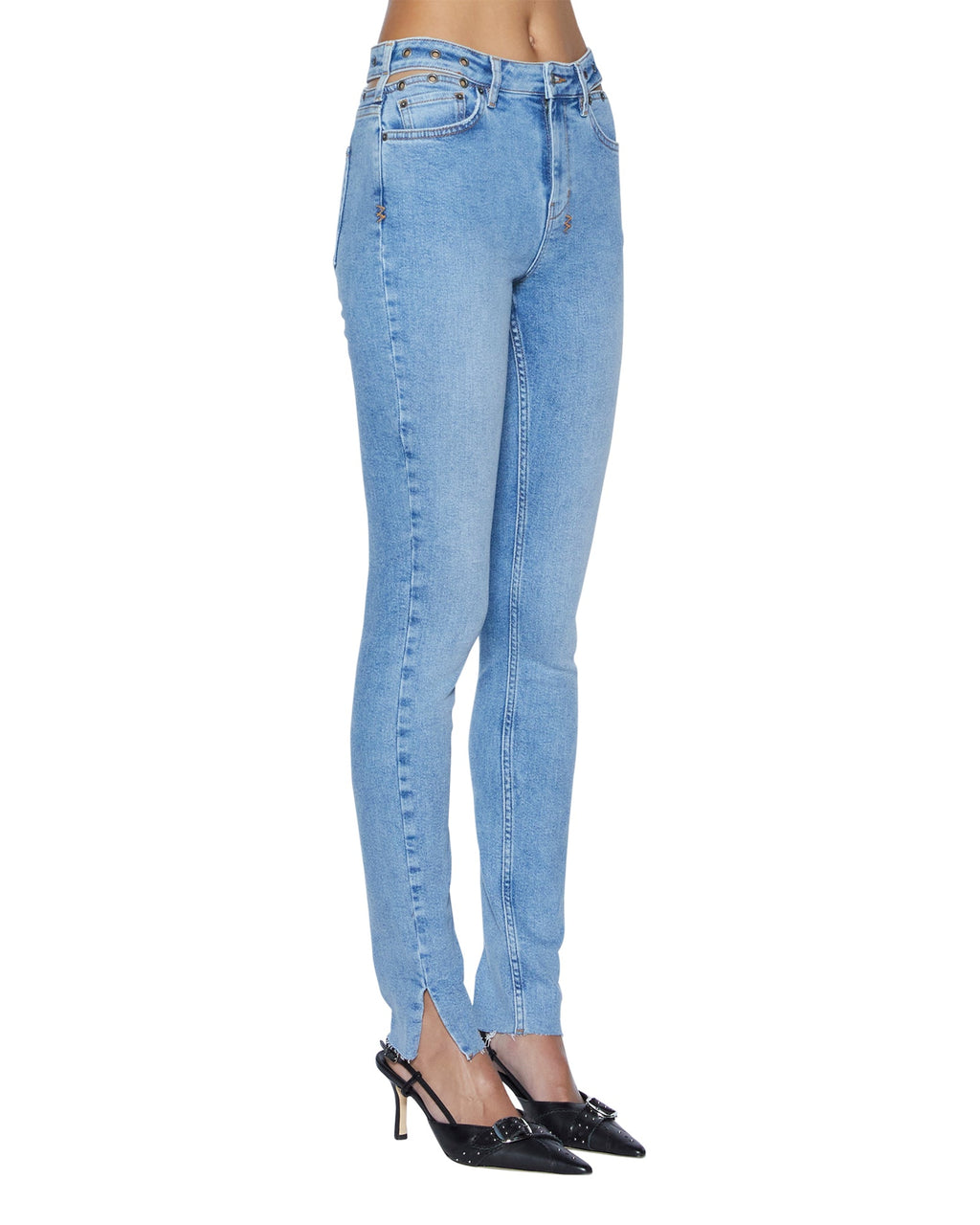 WOMENS HI N WASTED XTRA CHROMA DENIM JEANS