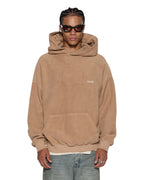 Mens 1999 Ekcess Hoodie Elk Oversized Fleece - Brown