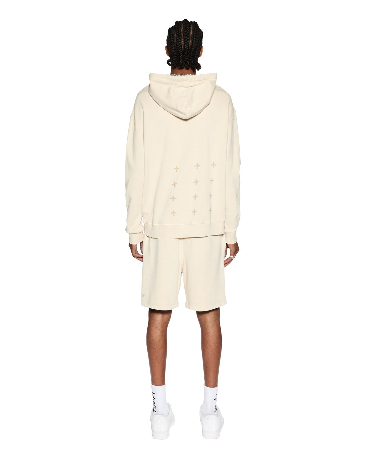 MENS 4 X 4 BIGGIE HOODIE DESERT FLEECE