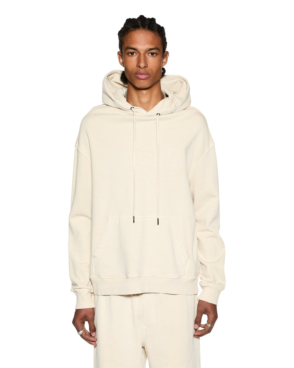 MENS 4 X 4 BIGGIE HOODIE DESERT FLEECE