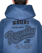 MENS ACE EKCESS HOODIE INK FADE FLEECE