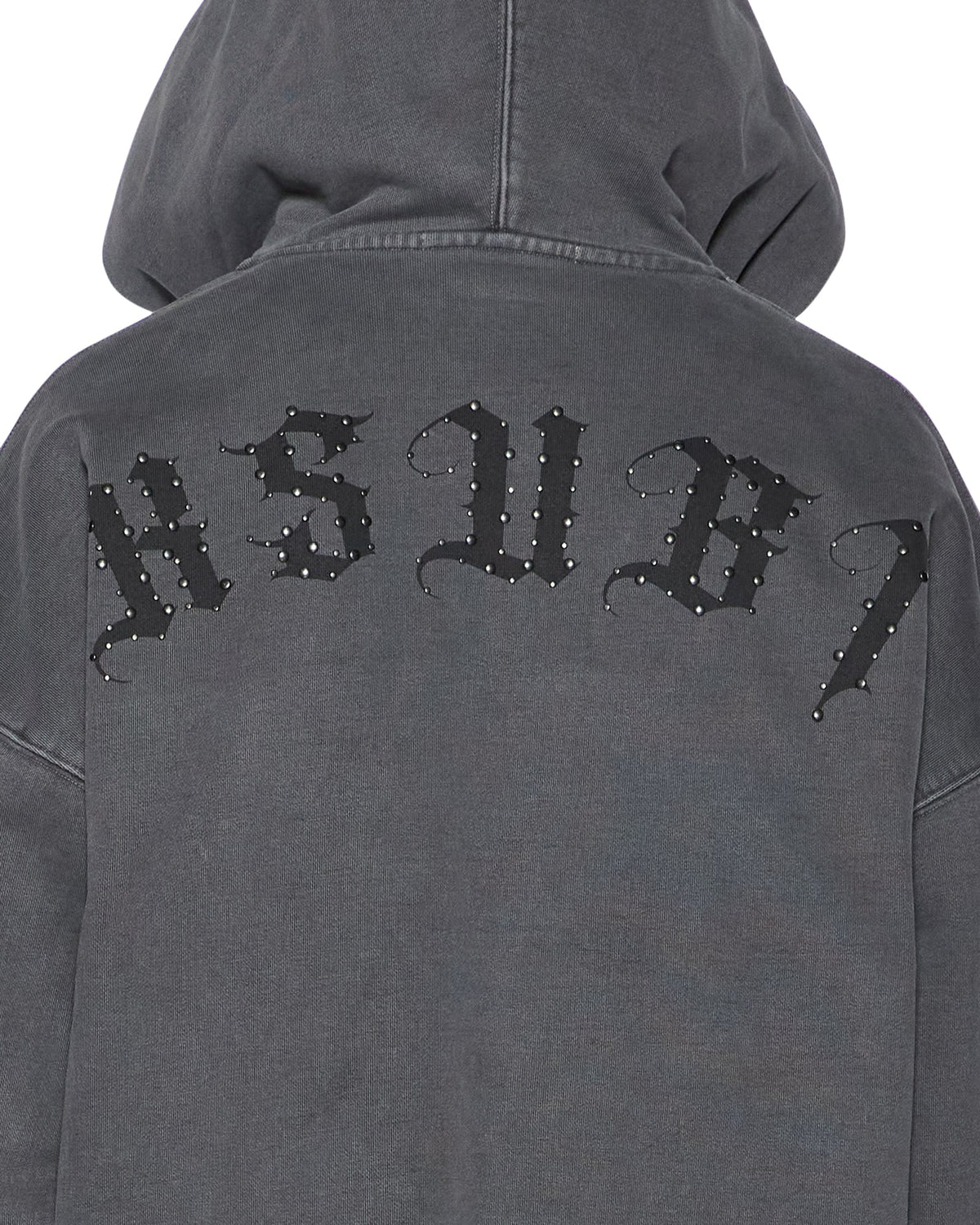 MENS SERPENT EKCESS HOODIE FADED BLACK FLEECE