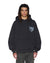 MENS  SPIRIT EKCESS HOODIE ACID BLACK OVERSIZED FLEECE