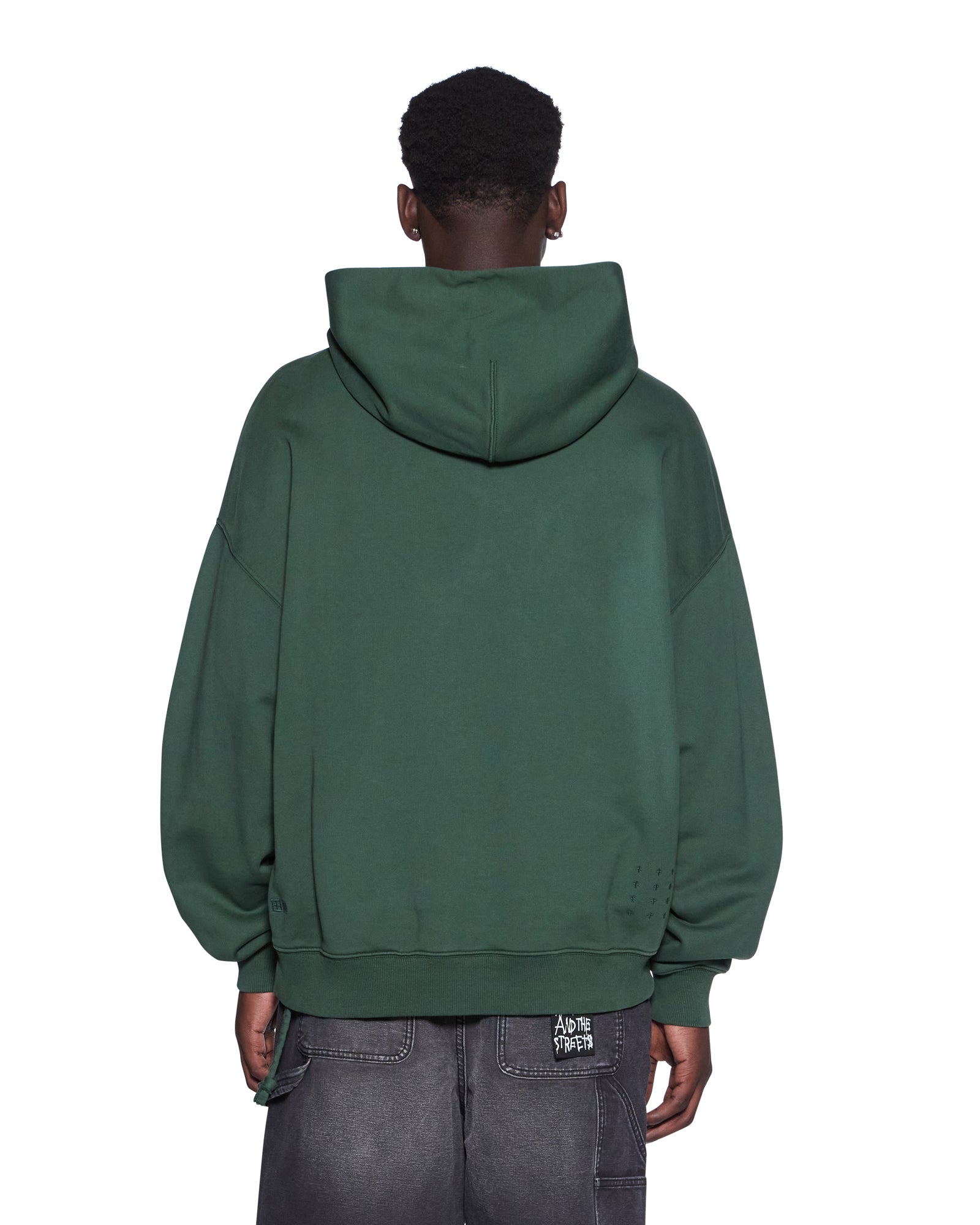 MENS  PRESTIGE EKCESS HOODIE HASH OVERSIZED FLEECE